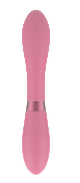 Розовый вибратор-кролик Indeep Malena - 21,5 см. Indeep
