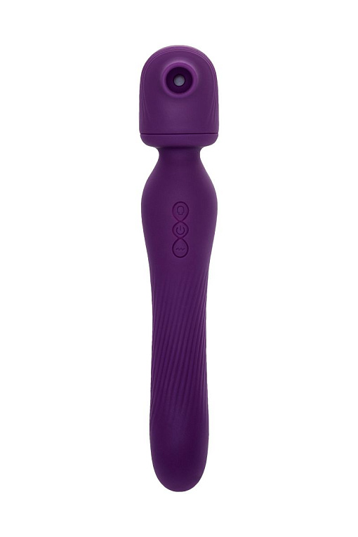 Фиолетовый универсальный стимулятор Kisom - 24 см. от Intimcat