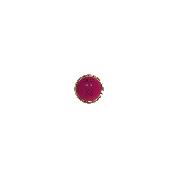 Розовый вибратор-ёлочка Mini Vibrator с пультом ДУ - 19 см. - фото 5