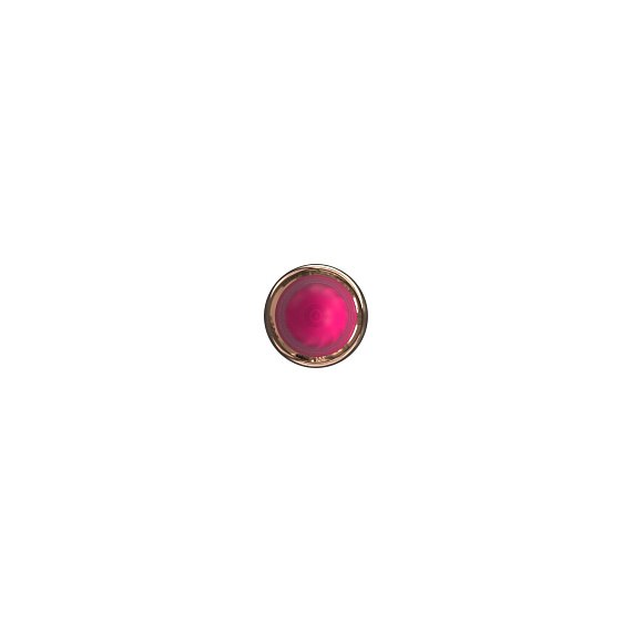 Розовый вибратор-ёлочка Mini Vibrator с пультом ДУ - 19 см. I-MOON