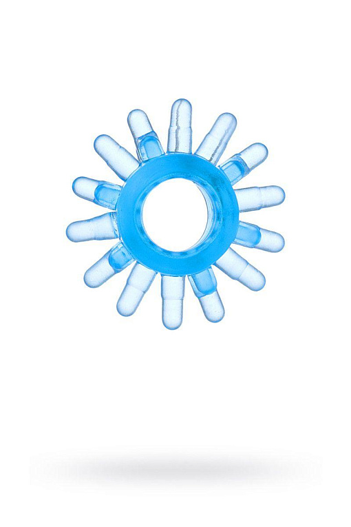Голубая гелевая насадка с шипиками - термопластичный эластомер (TPE)
