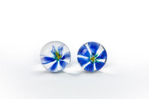 Вагинальные шарики TLC CyberGlass Ben Wa Balls Blue Blossom Topco Sales