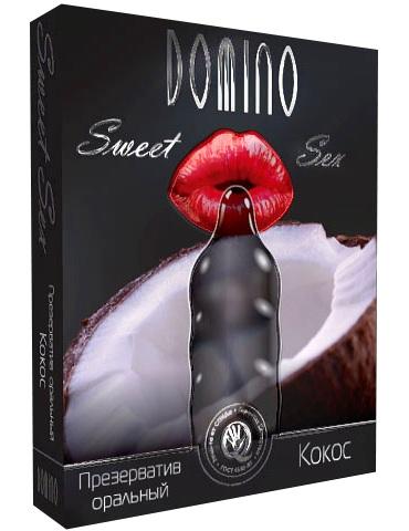 Презервативы DOMINO Sweet Sex  Кокос  - 3 шт.
