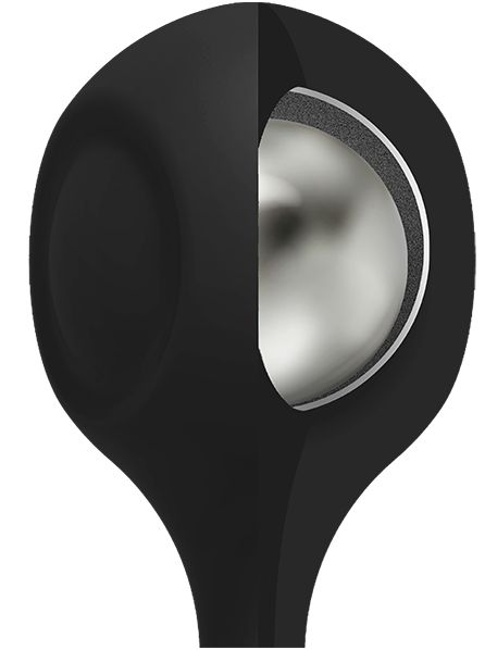 Черные утяжеленные анальные шарики Anal Essentials Weighted Silicone Anal Balls - 34,3 см. - силикон