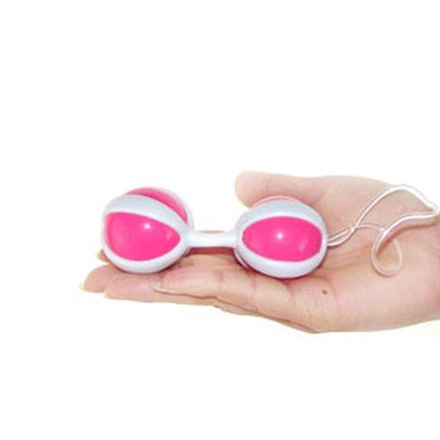 Розовые вагинальные шарики на мягкой сцепке BE MINI BALLS от Intimcat