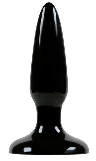 Чёрная анальная мини-пробка Jelly Rancher Pleasure Plug Mini - 8,1 см. - термопластичный эластомер (TPE)