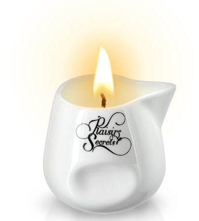 Массажная свеча с ароматом клубники Bougie de Massage Gourmande Fraise - 80 мл. от Intimcat