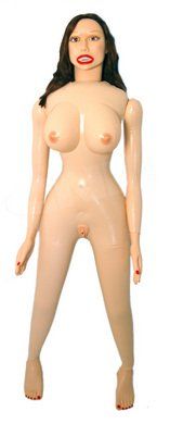 Надувная секс-кукла LINN THOMAS с голосом и реалистичной вставкой - термопластичная резина (TPR)