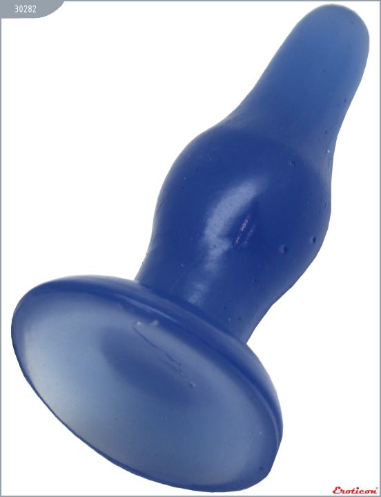 Синяя анальная пробка из геля - 11,5 см. от Intimcat