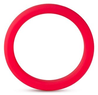 Красное эрекционное кольцо Silicone Go Pro Cock Ring - силикон