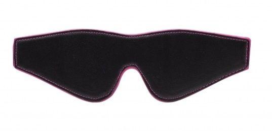Чёрно-розовая двусторонняя маска на глаза Reversible Eyemask от Intimcat