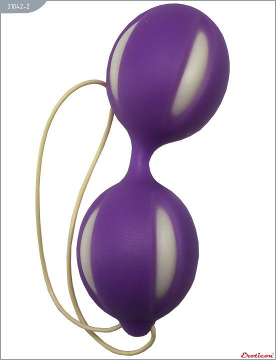 Фиолетовые вагинальные шарики - поливинилхлорид (ПВХ, PVC)