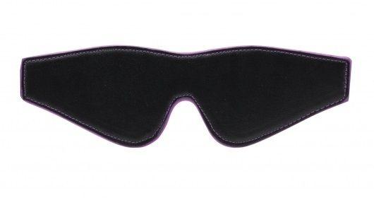 Чёрно-фиолетовая двусторонняя маска на глаза Reversible Eyemask - 