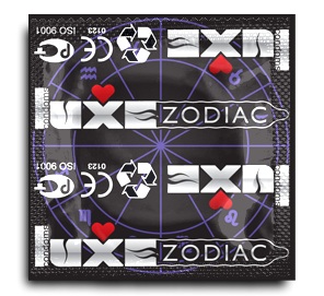 Презервативы LUXE Zodiac  Водолей  - 3 шт. - латекс