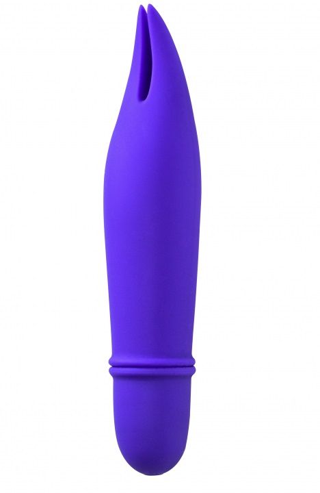 Фиолетовый мини-вибратор Universe Teasing Ears - 12,5 см. от Intimcat