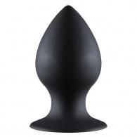 Чёрная анальная пробка Thick Anal Plug Small - 7,8 см.