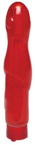 Красный вибромассажёр Bullseye - 16,5 см. - Термопластичная резина (TPR)