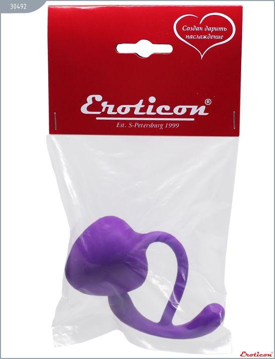 Фиолетовый вагинальный шарик Sweet Apple от Intimcat