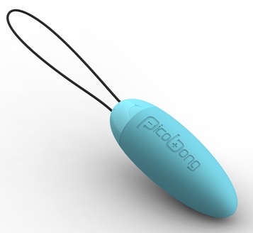 Голубой вибростимулятор Mini Vibe HONI BLUE (PicoBong) - силикон