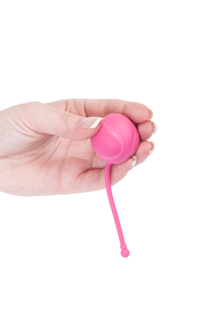 Розовый вагинальный шарик My Ball One - силикон