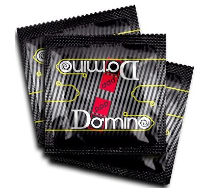 Ароматизированные презервативы Domino Karma - 3 шт. - латекс