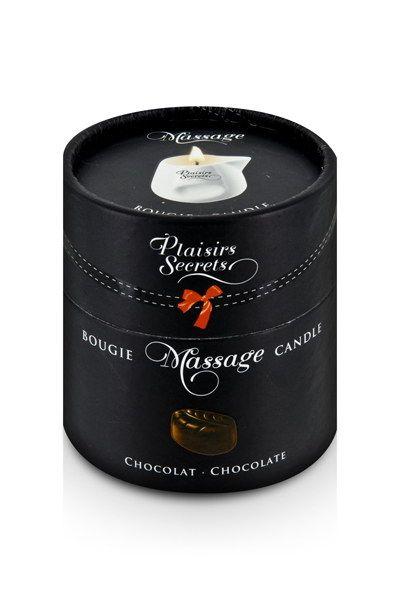 Массажная свеча с ароматом шоколада Bougie de Massage Gourmande Chocolat - 80 мл. - 