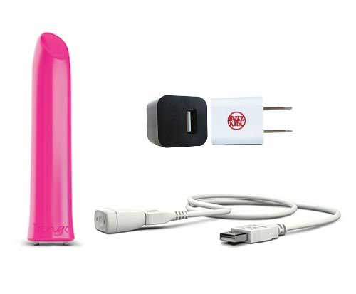 Розовый мини-вибратор Tango Pink USB rechargeable от Intimcat