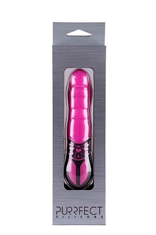 Розовый мини-вибратор PURRFECT SILICONE 10FUNCTION VIBE PINK - силикон