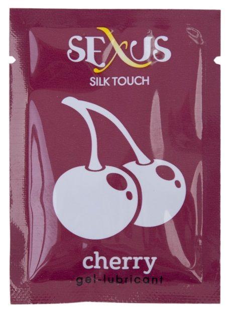 Набор из 50 пробников увлажняющей гель-смазки с ароматом вишни Silk Touch Cherry по 6 мл. каждый - 