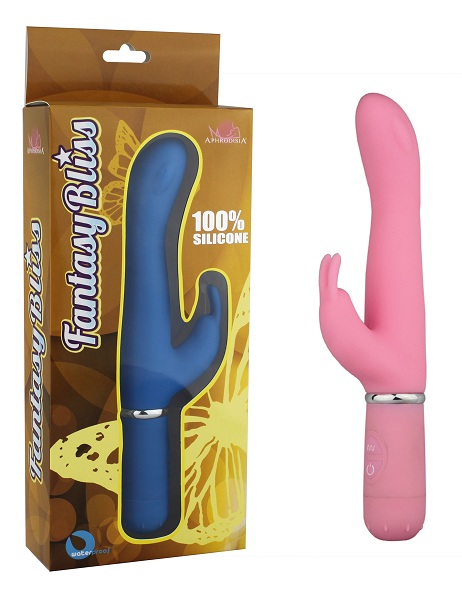 Розовый вибростимулятор 10 Function G Spot Rabbit - 21,5 см.