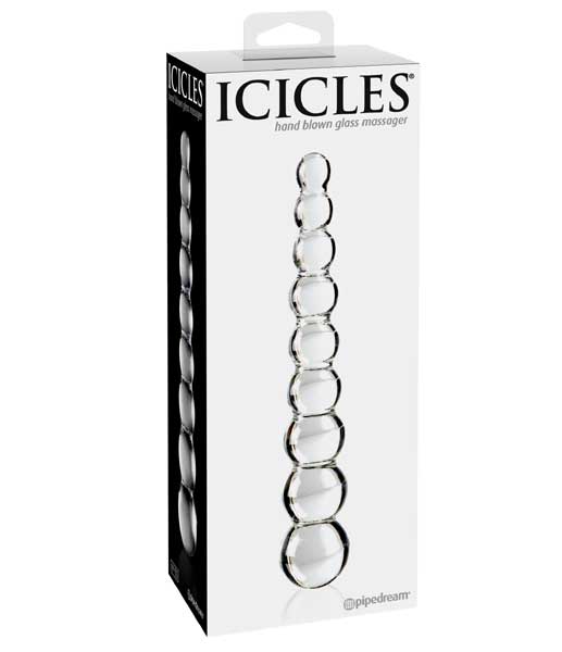 Стеклянная анальная елочка Icicles No.2 - 21,6 см. от Intimcat