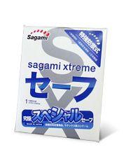 Презерватив Sagami Xtreme Ultrasafe с двойным количеством смазки - 1 шт.