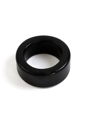 Чёрное эрекционное кольцо Titan Men от Intimcat