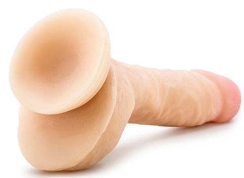 Телесный фаллоимитатор 9 Inch Sensa Feel Dildo - 22,8 см. от Intimcat