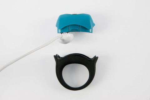 Эрекционное кольцо с вибрацией Polar Night Vibrating Silicone Cock Ring - силикон