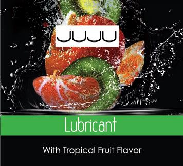 Пробник съедобного лубриканта JUJU с ароматом тропический фруктов - 3 мл.