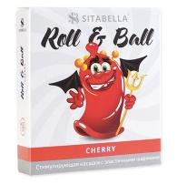 Стимулирующий презерватив-насадка Roll   Ball Cherry