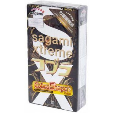 Суженные к основанию презервативы Sagami Xtreme Cobra - 10 шт.