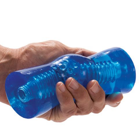 Голубой мастурбатор Climax Gems Aquamarine Hand Job Stroker - CyberSkin