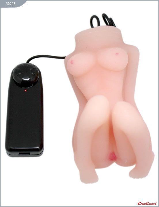 Мастурбатор «Женское тело» с вибрацией - Ultraskin