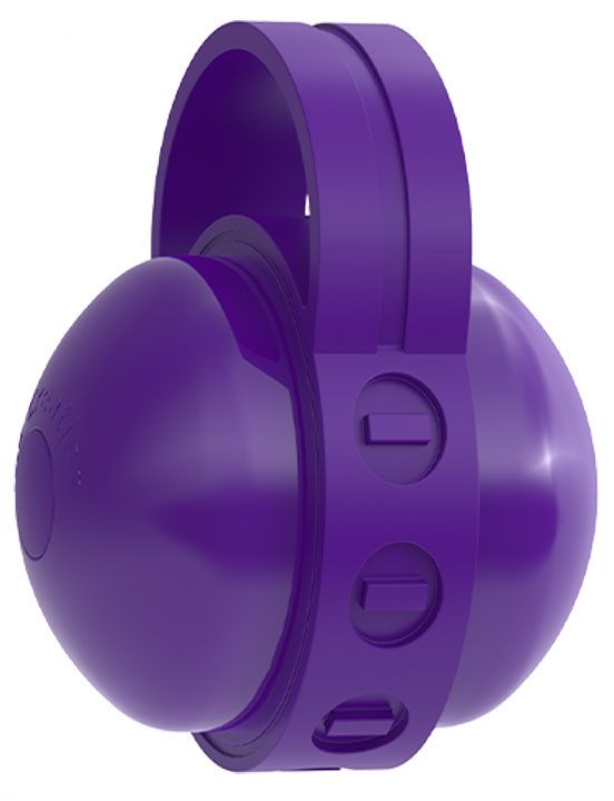 Фиолетовый клиторальный стимулятор Cute Bullet - анодированный пластик, силикон