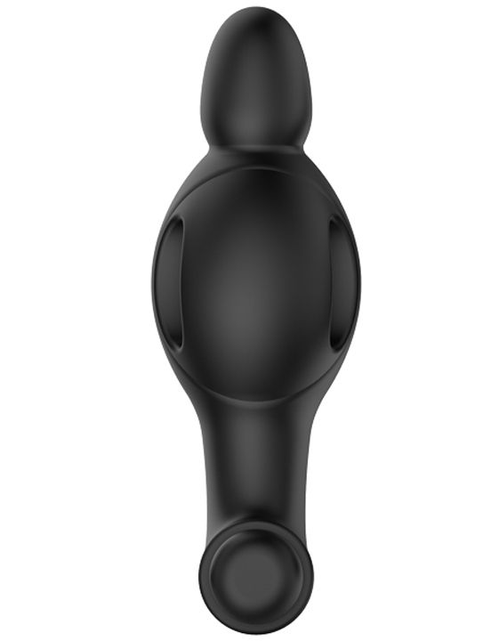 Черная анальная вибропробка Mr.Play - 11,8 см. - силикон
