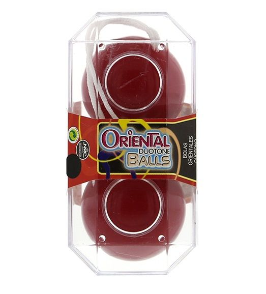 Красные вагинальные шарики ORIENTAL DUOTONE BALL от Intimcat