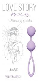 Сиреневые вагинальные шарики Diaries of a Geisha