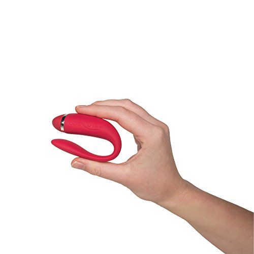Красный вибратор для пар на батарейках We-Vibe Special Edition от Intimcat