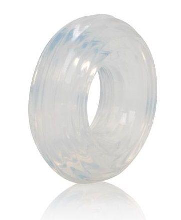 Прозрачное эрекционное кольцо Premium Silicone Ring Medium - силикон