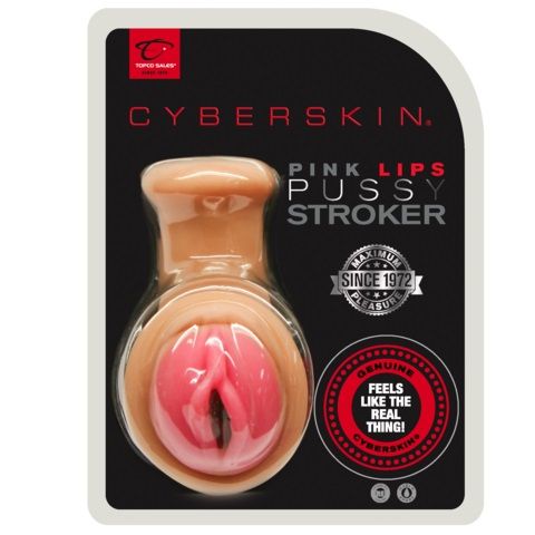 Мастурбатор-вагина CyberSkin Pink Lips Pussy Stroker - CyberSkin