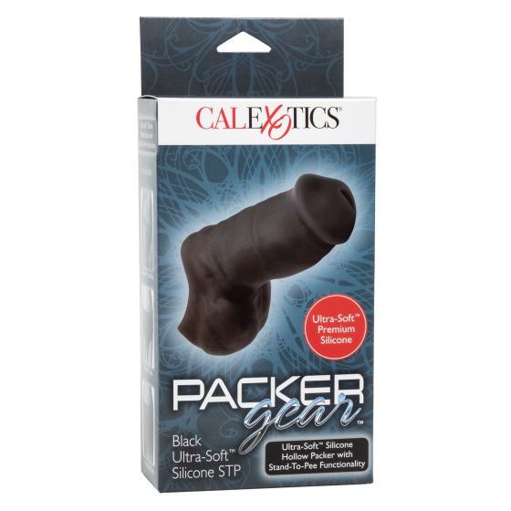 Чернокожий фаллоимитатор для ношения Packer Gear Ultra-Soft Silicone STP Packer - силикон