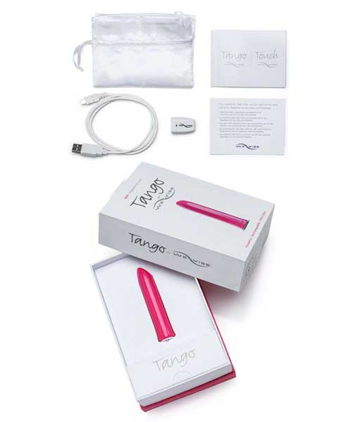 Розовый мини-вибратор Tango Pink USB rechargeable We-vibe