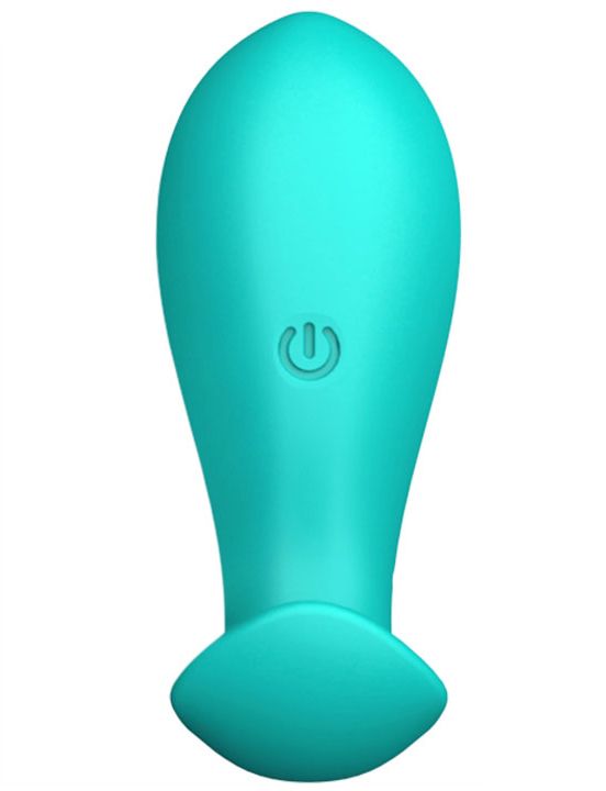 Зеленая вагинальная вибропробка для ношения Ava с пультом ДУ - силикон
